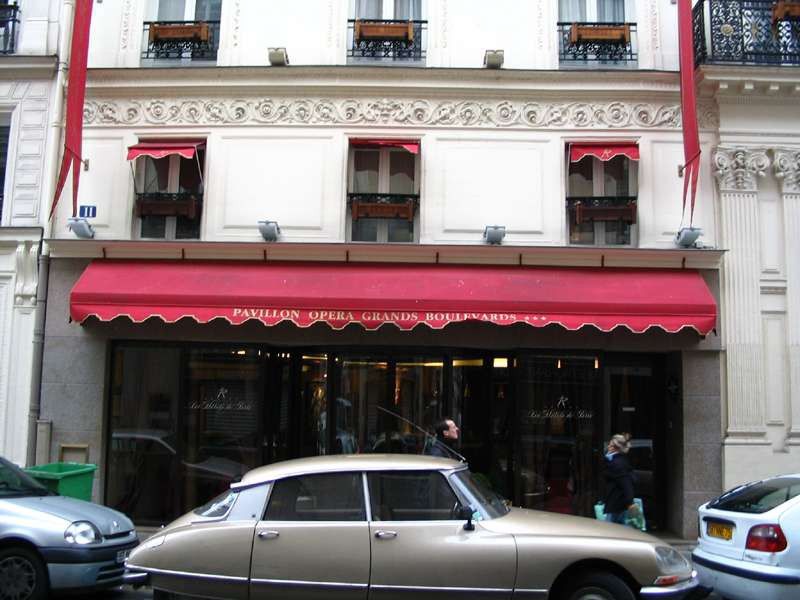 โรงแรมปาวิลยอง โอเปร่า กรองด์ บูลเลอวาร์ด ปารีส ภายนอก รูปภาพ